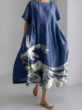 Navy blue & white hydrangea (almost sold out)