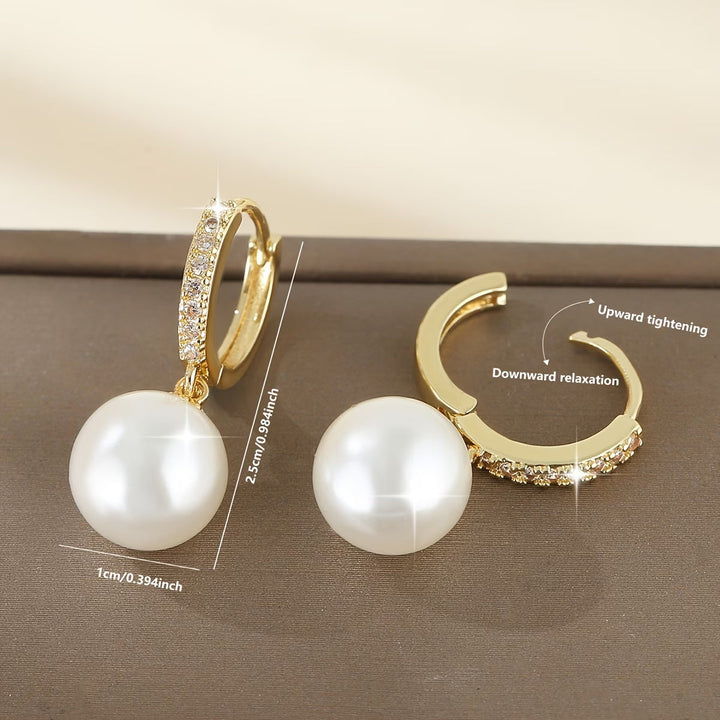 AVA | THE MODERN PEARL DROP EARRINGS