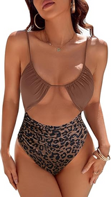 Brown Leopard Print