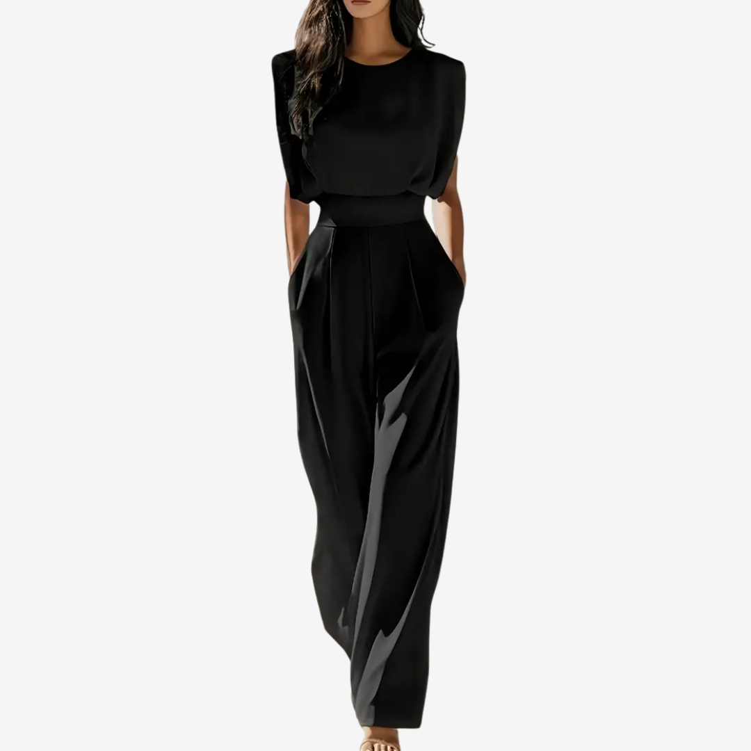 CYNTHIA | JUMPSUIT WITH DEFINED WAIST