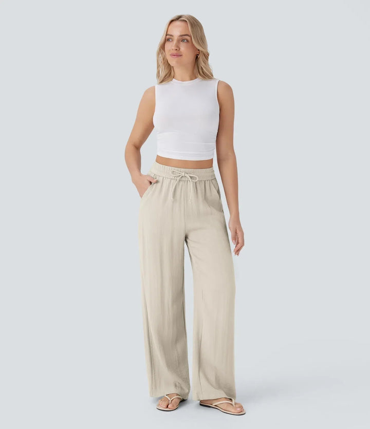 SARAH | EFFORTLESS WIDE-LEG TROUSERS