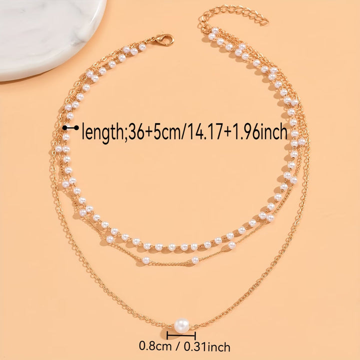 TRINITY | THE TRINITY PEARL LAYER NECKLACE SET