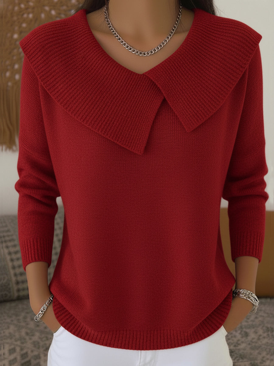SUNNORA | WARM JUMPER WITH SOFT COLLAR