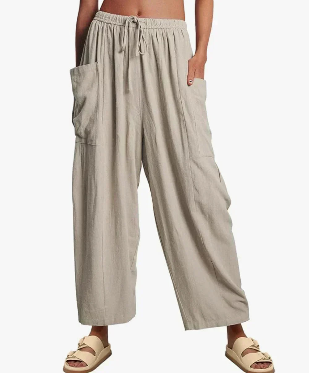 BARBARA | CASUAL WIDE-LEG TROUSERS