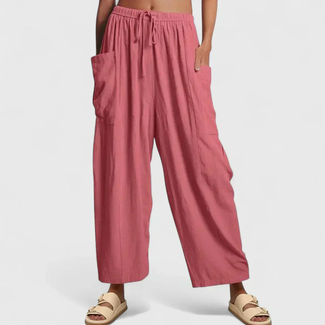 BARBARA | CASUAL WIDE-LEG TROUSERS