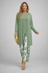 Green & White