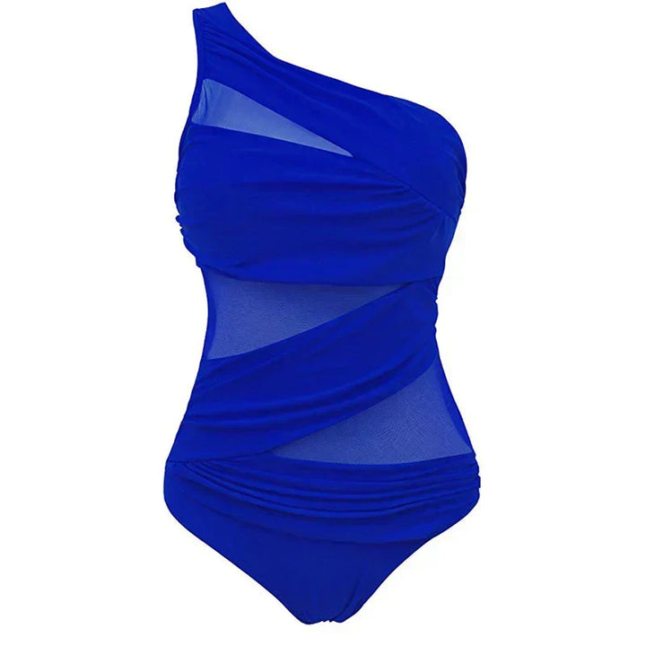NAYLA | YOUR ELEGANT ONE-SHOULDER SWIMSUIT IN COMFORTABLE SIZES