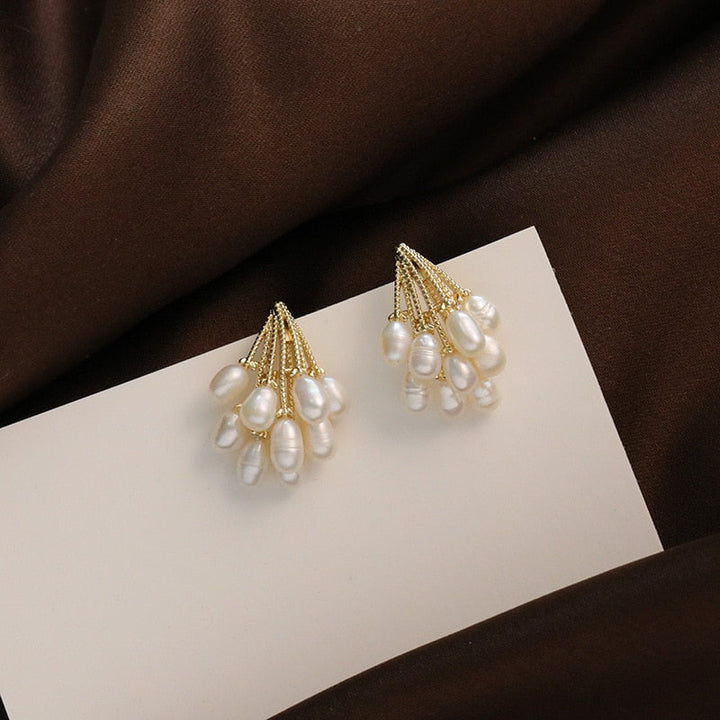 RAINA | PEARL RAIN EARRINGS