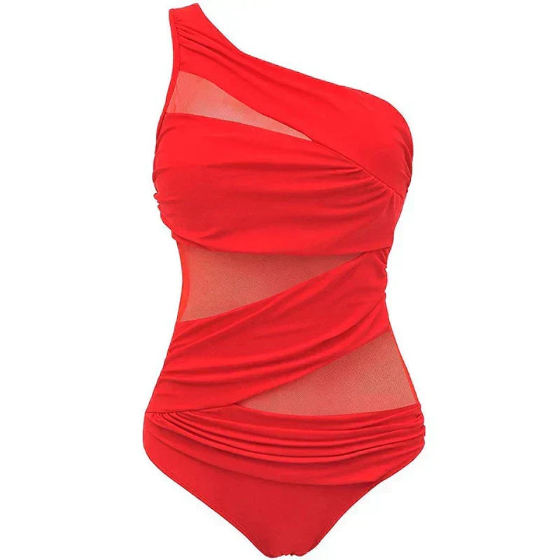 NAYLA | YOUR ELEGANT ONE-SHOULDER SWIMSUIT IN COMFORTABLE SIZES
