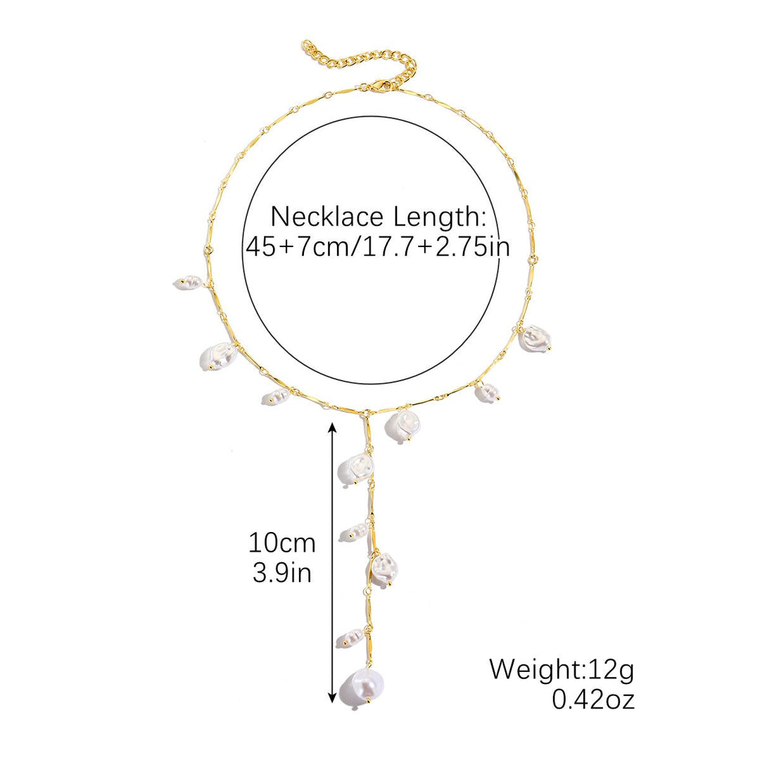 LUNA | PEARL MAGIC WATERFALL NECKLACE