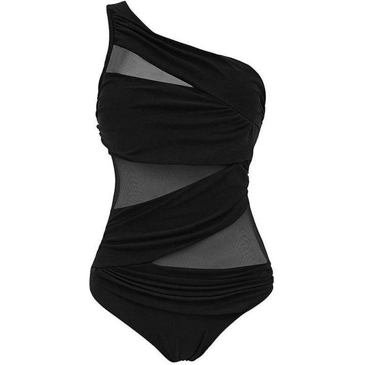 NAYLA | YOUR ELEGANT ONE-SHOULDER SWIMSUIT IN COMFORTABLE SIZES