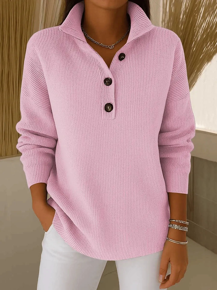 FLORENCE | V-NECK POLO JUMPER