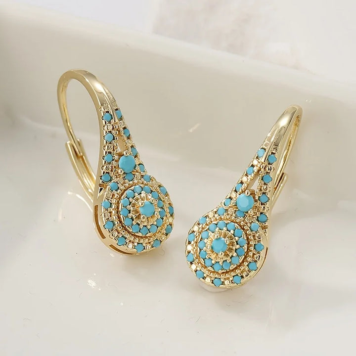 FIORA | ELEGANT PEARL BLOOM EARRINGS