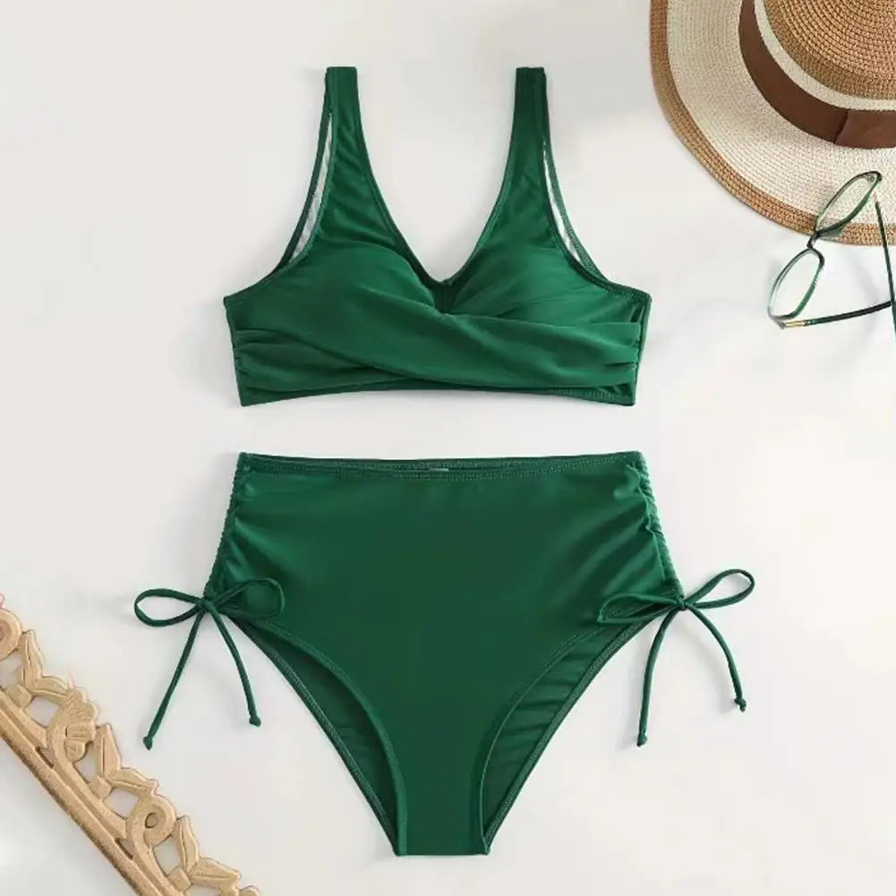 SARENA | YOUR SHAPING BIKINI FOR THE ABDOMEN WITH AN ELEGANT V-NECKLINE