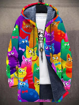 Colourful cat pattern