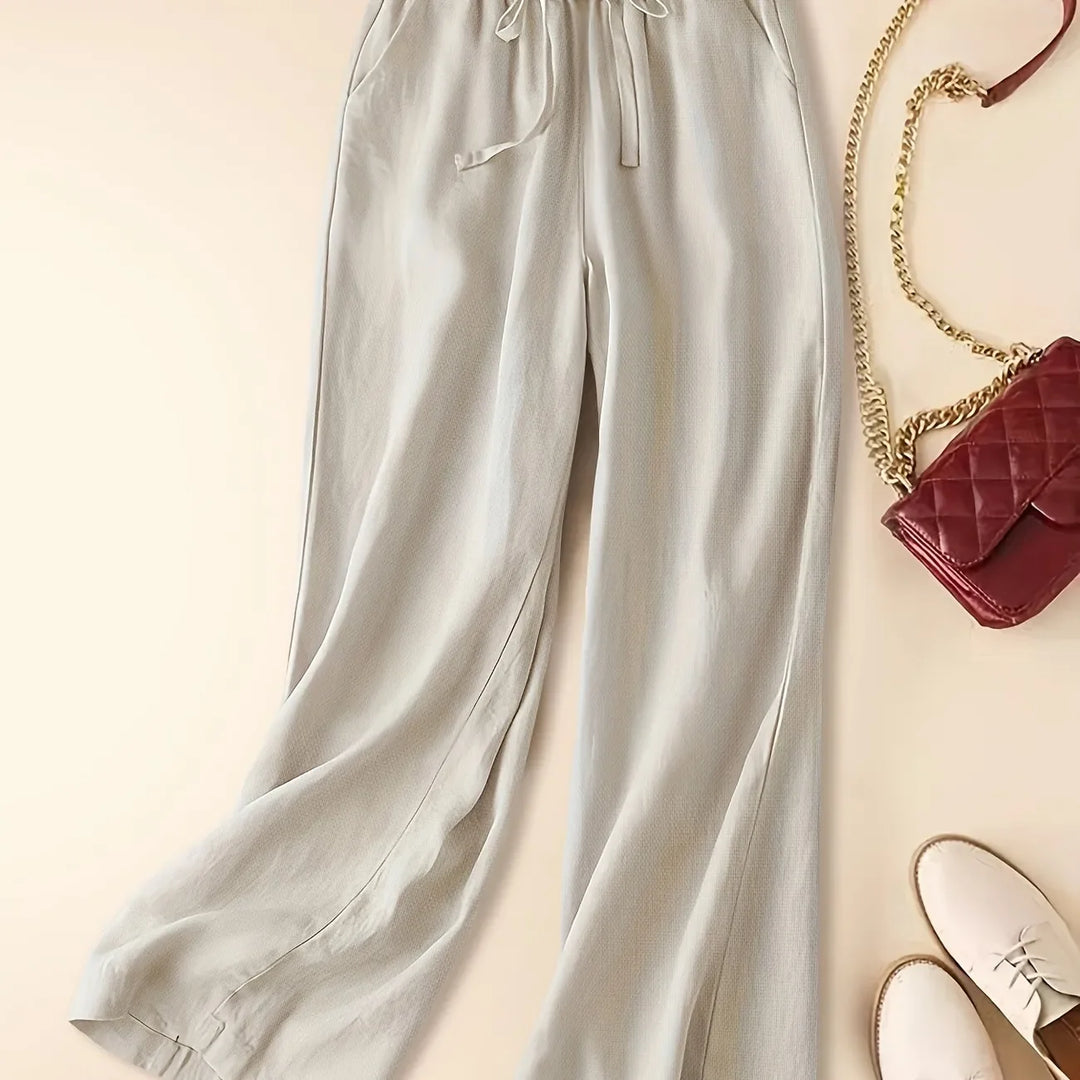 GAIL | EFFORTLESS WIDE-LEG TROUSERS