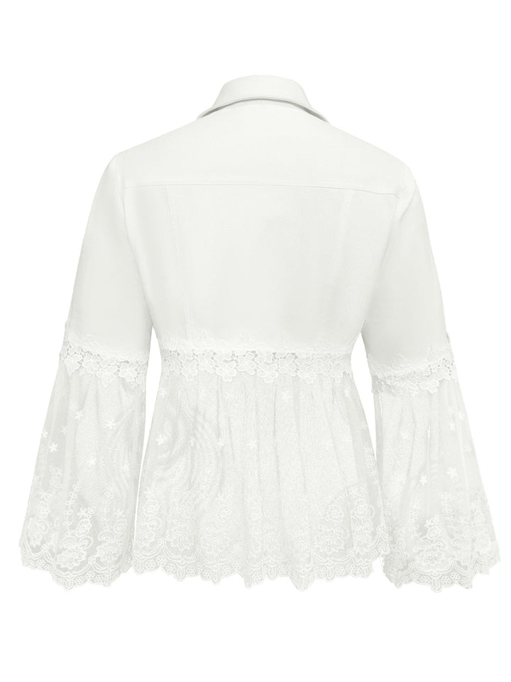 SUNNELACE | LACE-PANEL JACKET