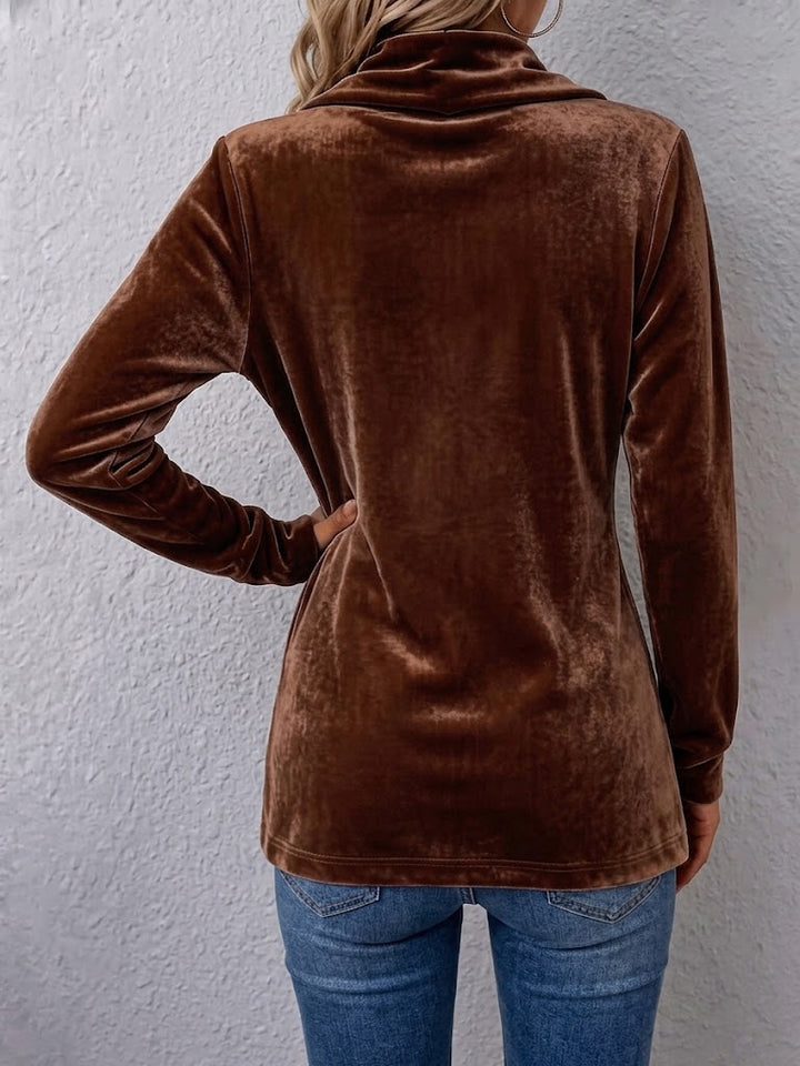 HOLLIWELL | VINTAGE LAPEL BUTTON-ACCENT LONG SLEEVE OPEN FRONT JACKET