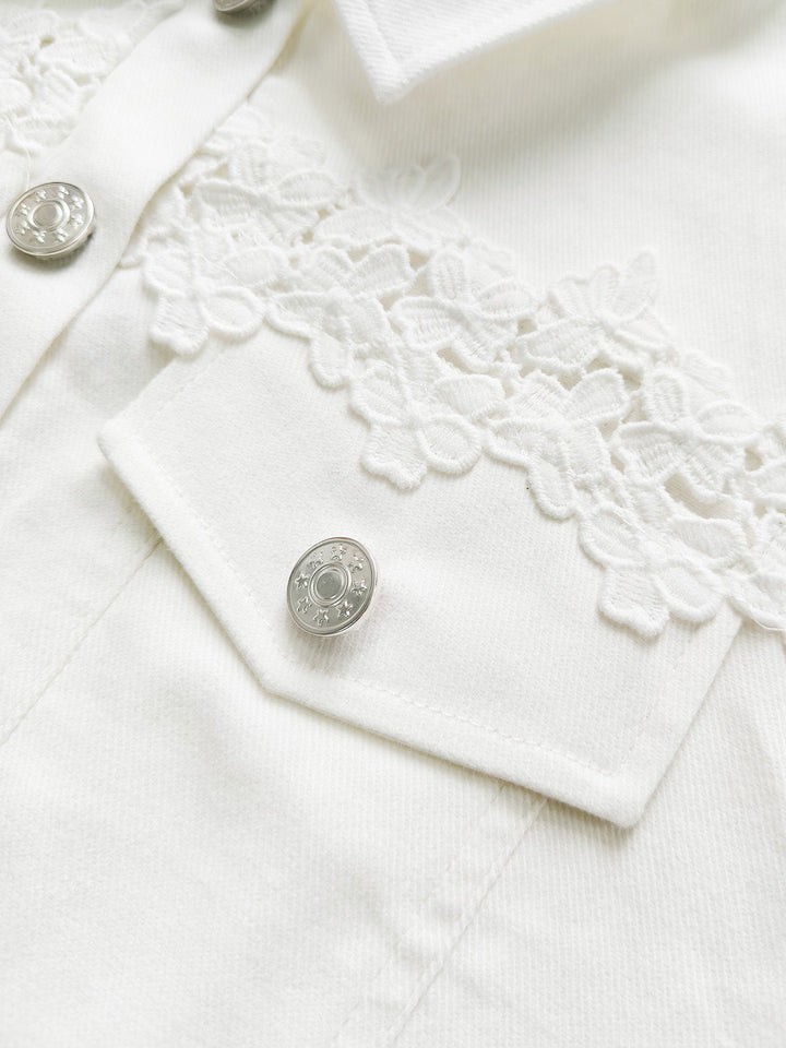 SUNNELACE | LACE-PANEL JACKET