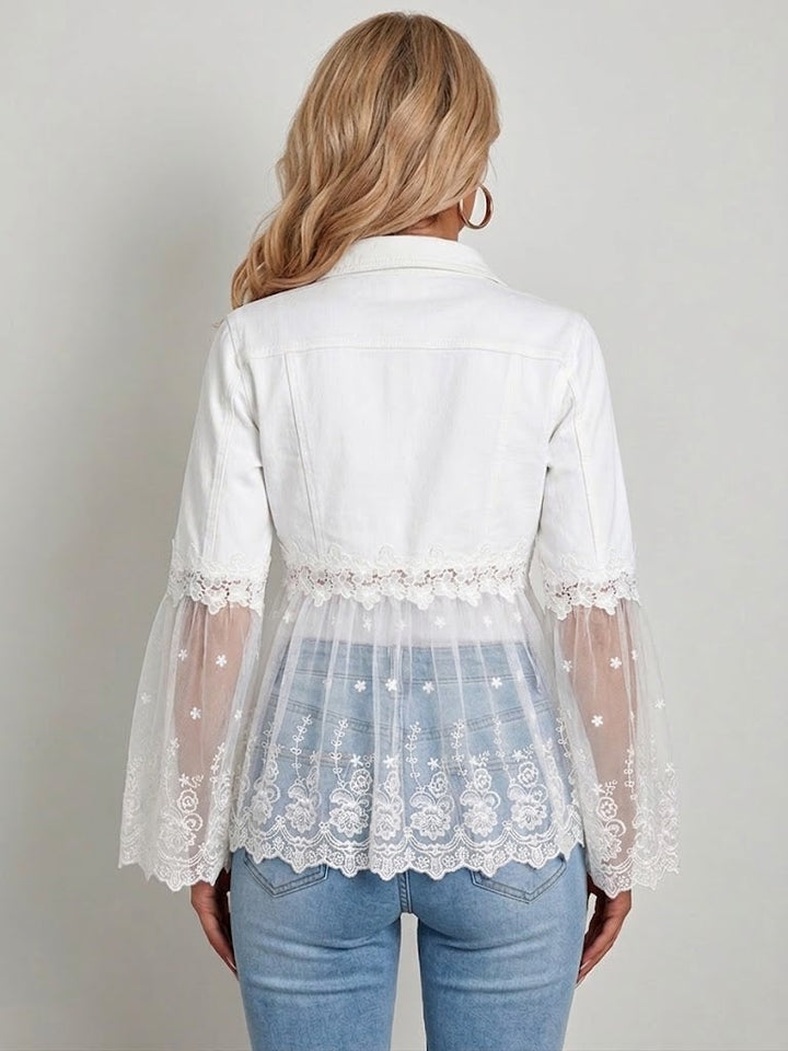 SUNNELACE | LACE-PANEL JACKET